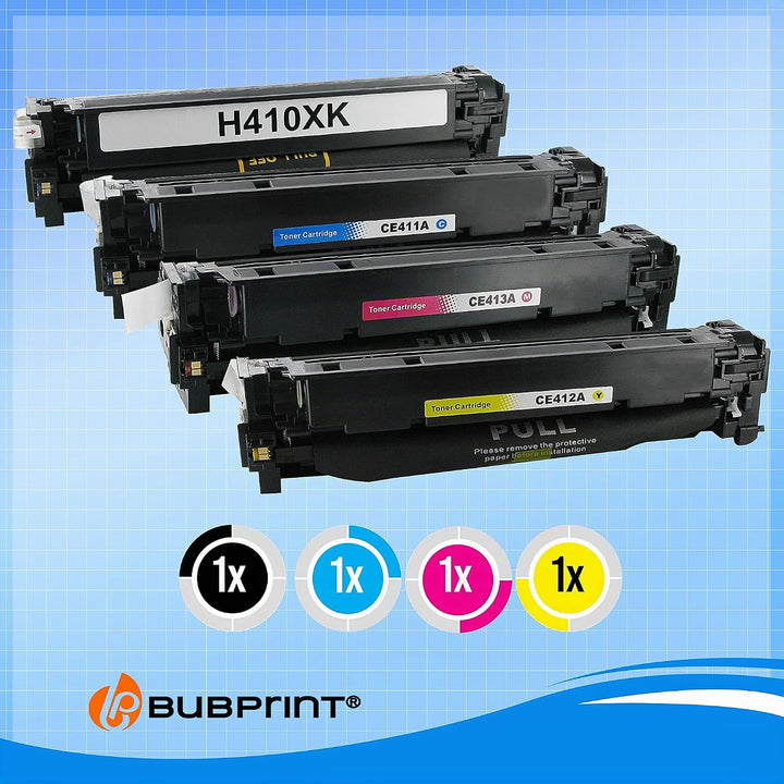 Bubprint 4 Toner kompatibel als Ersatz für HP 305X für LaserJet Pro 400 Color M451dn M451dw M451nw M