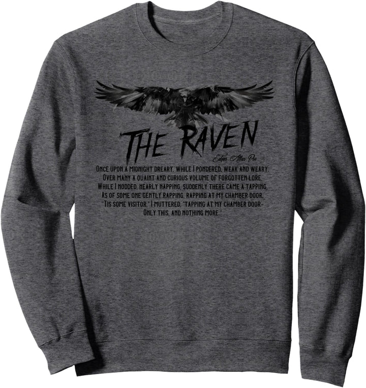 The Raven, Edgar Allan Poe, Fan-Kunst-T-Shirts und Geschenke Sweatshirt