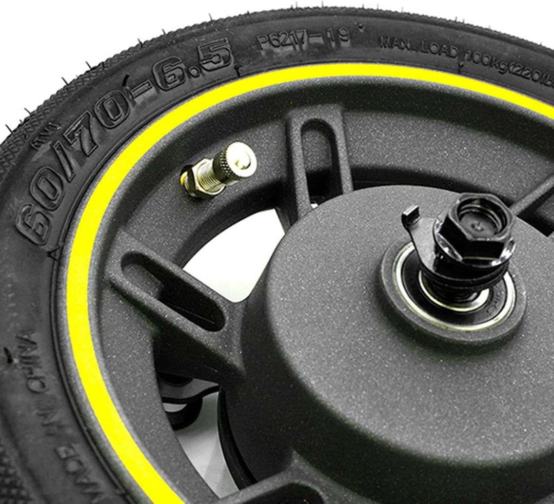Vollreifen für Ninebot Max G30, 10 Zoll Vollgummireifen Vorderrad 60/70-6,5 Roller Ersatzräder für N