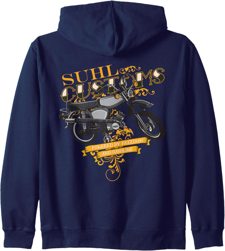 Ostdeutschland Suhl Simson Enduro S50 S51A Suhl Customs Kapuzenjacke