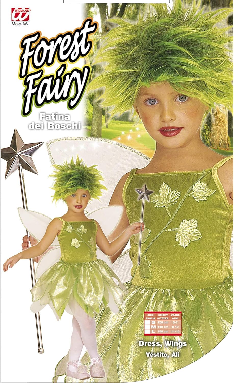 "FOREST FAIRY" (dress, wings) - (158 cm / 11-13 Years), 158