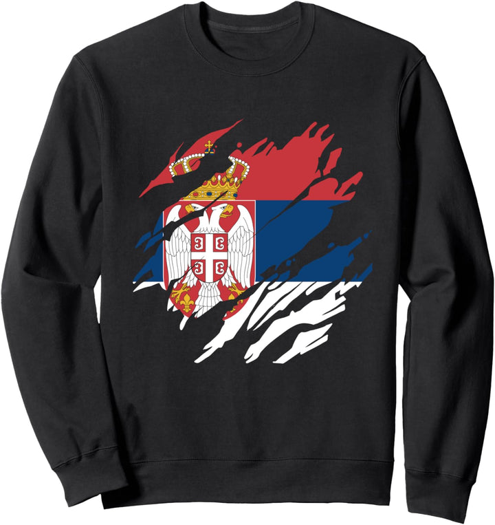 Serbische Flagge Serbien Sweatshirt