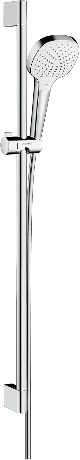hansgrohe Duschsystem (Duschkopf, Schlauch, Duschstange, Croma Select E Regendusche 0,90m, 3 Strahla