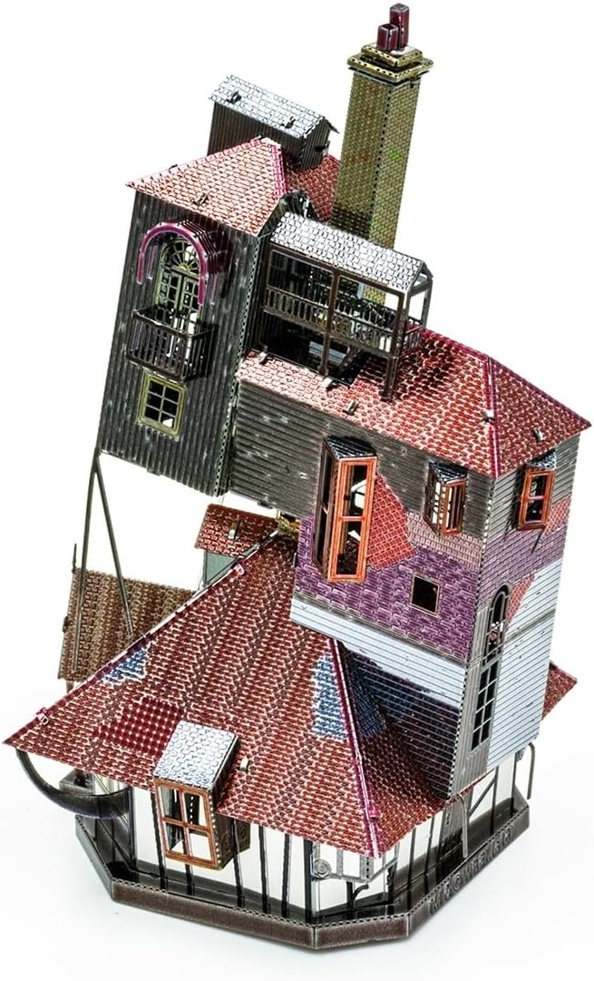 Fascinations MMS476 Metal Earth Metallbausätze - Harry Potter Fuchsbau The Burrow, lasergeschnittene