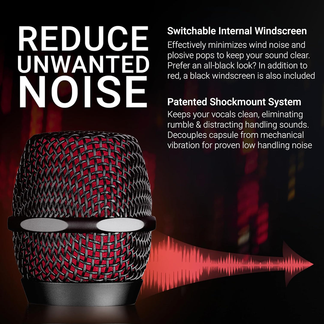 SE Electronics - V7 Mikrofonkapsel für Sennheiser Wireless - Schwarz Sennheiser Kabellos, Schwarz, S