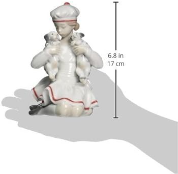 LLADRÓ Figur Mädchen Mit Dalmatinern. Mädchen. Porzellan.