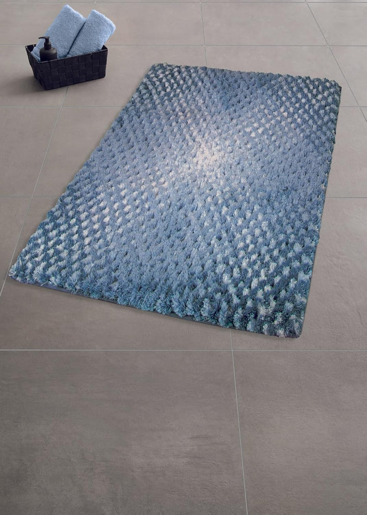 Kleine Wolke Badteppich Cory, Farbe: Navy, Material: 100 % Polyester, Grösse: 60x100 cm 60 x 100 cm