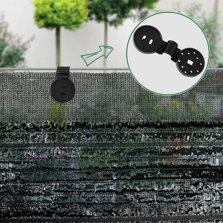 Kunststoff-Clips für Schutzttuch, Sonnensegel, Schattiernetz, Gartenblumenpflanzen, Rasenschatten 75