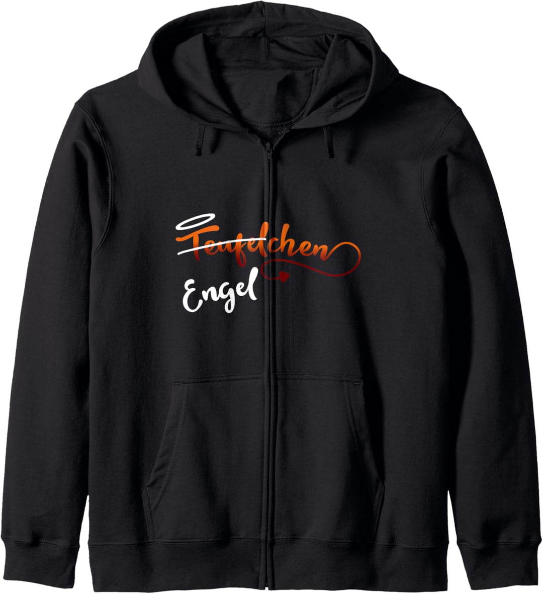 Engelchen Engel Teufelchen Teufel Kostüm Halloween Partner Kapuzenjacke