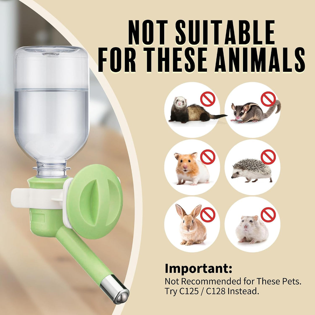 Choco Nose Patentierte tropffreie Wasserflasche für Hunde und Katzen, 300 ml, auslaufsichere Düse, 1