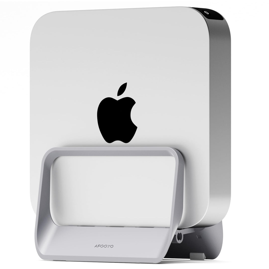 AFOOYO Mac mini Ständer - ABS Vertikale Halterung Desktop Ständer, Universal Fit für Mac mini 2010-2