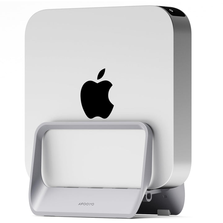 AFOOYO Mac mini Ständer - ABS Vertikale Halterung Desktop Ständer, Universal Fit für Mac mini 2010-2