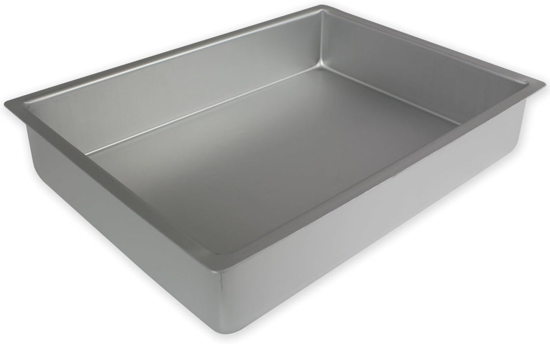 PME Längliche Aluminium-Backform 22,9 x 30,4 x 7,6 cm, 22,9 x 30,4 x 7,6 cm