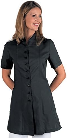 Robinson Damen Kasack LUNA kurzarm schwarz Grösse M