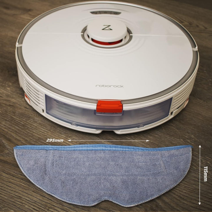 BiOHY Wischtücher Set (6er-Set) | kompatibel mit Roborock S8, S7, S7 +, MaxV Ultra, S7 Pro Ultra | W