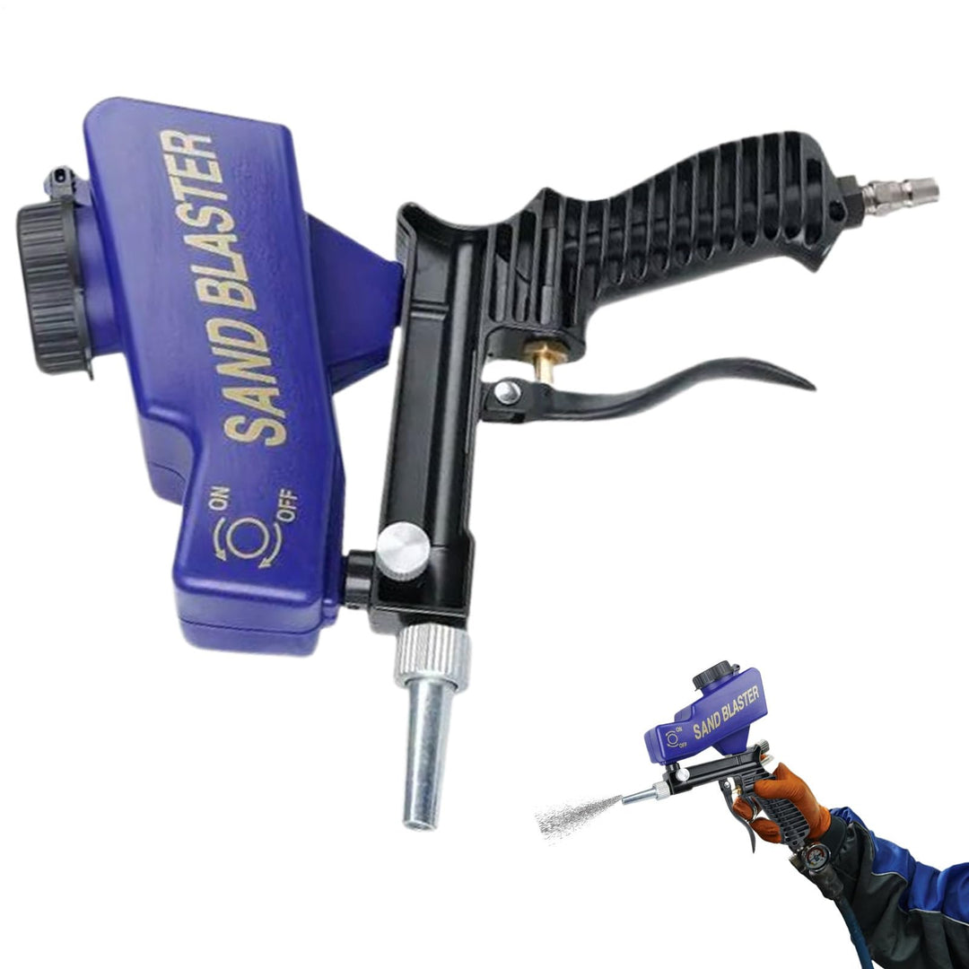 Portable Sandblasting Machine, Handheld Power Sander Tool, Rust Removal Equipment for Metal Paint Re
