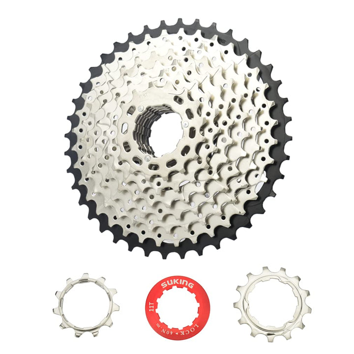CYSKY 9 Fach Kassette 11-25T/11-28T/11-32T/11-36T/11-40T/11-42T MTB Kassette passend für Mountainbik