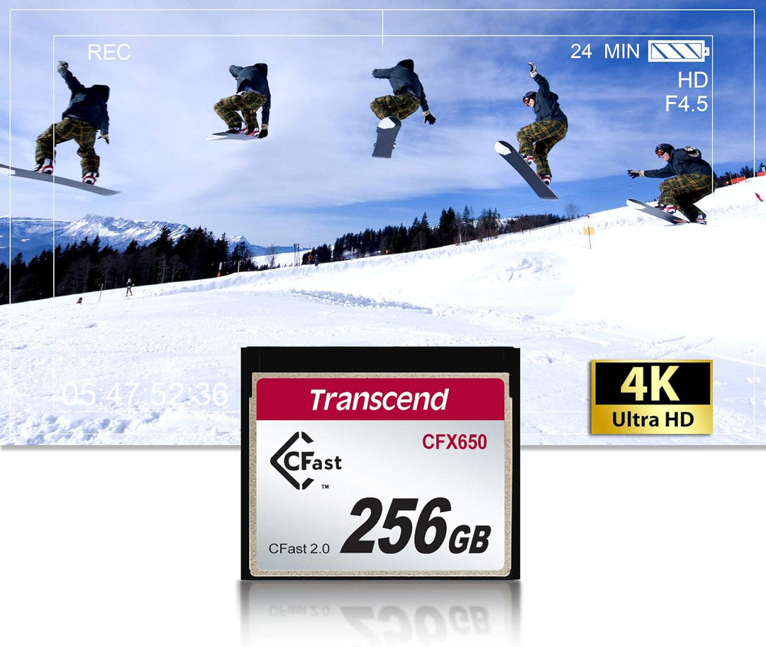 Transcend 128 GB CFast 2.0 CFX650 Speicherkarte TS128GCFX650 128GB, 128GB
