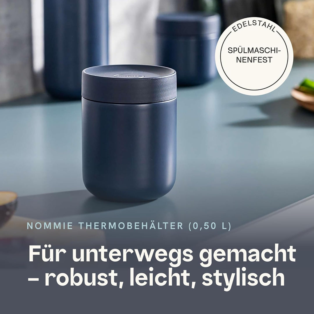 Berghoff Home Thermobehälter für Essen – 0,5L – Edelstahl Warmhaltebehälter – Thermobecher für Geträ