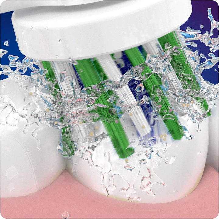 Oral-B CrossAction Bürstenkopf, 8 Stück, Original Elektro-Bürste, mit CleanMaximiser Technologie, We
