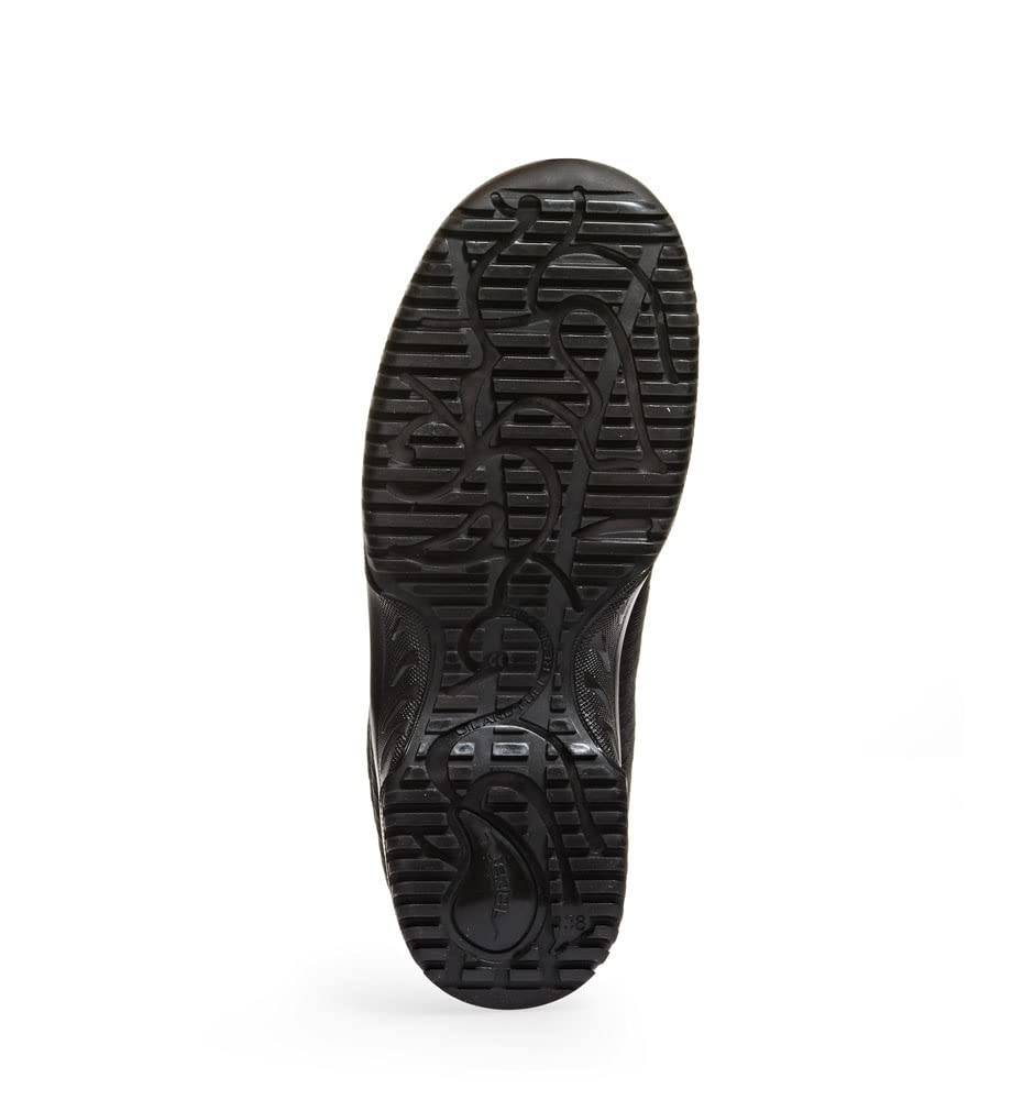 Abeba Sicherheits-Halbschuh 1628 - Uni6 Mikrofaser-Textil schwarz 35 EU, 35 EU
