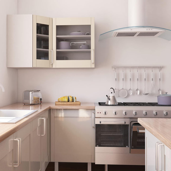 KoKoBin 20 Stück Lochabstand 128mm Silber Edelstahl-Türgriffe für Schubladen, Schränke, Küchen,Möbel