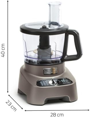 Moulinex Multifunktions-Küchenmaschine, 1000 W, vielseitiger Standmixer, 2 l, 10 Zubehörteile, 31 Fu