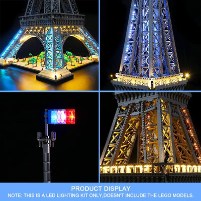 Led Licht Set für Lego Eiffel Tower 10307, Led Beleuchtungs Set für Lego 10307 Eiffel Tower - Nur Li