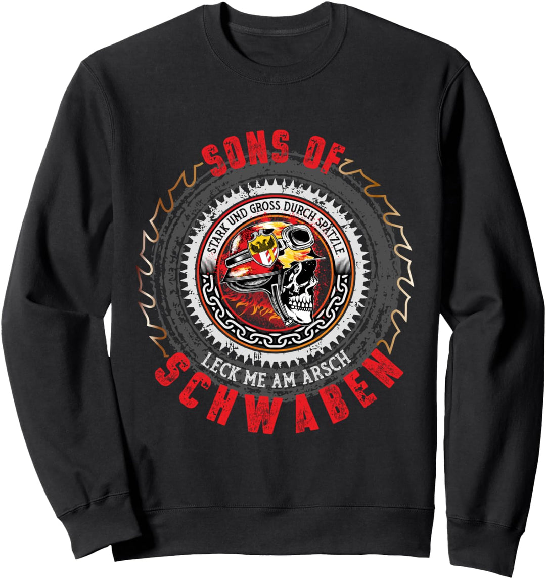 Sons of Schwaben Heimat Freiheit Ausfahrt Strasse Motorrad Sweatshirt