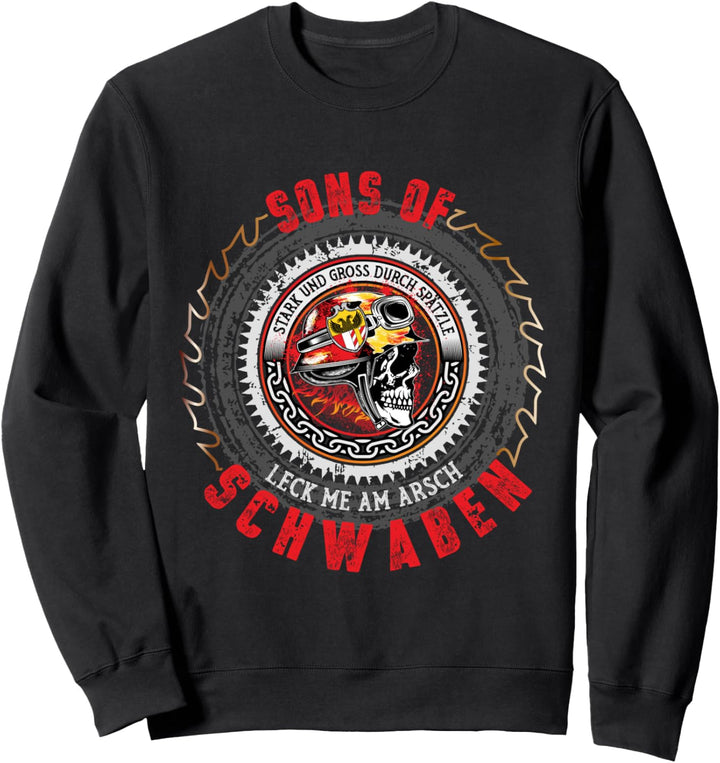 Sons of Schwaben Heimat Freiheit Ausfahrt Strasse Motorrad Sweatshirt