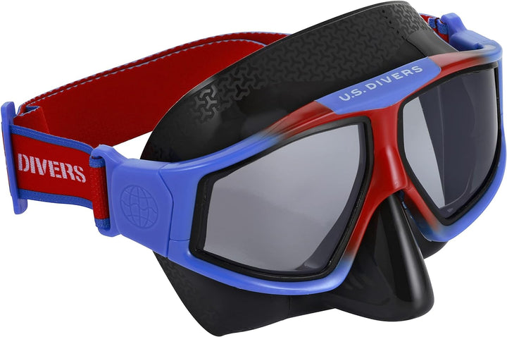 U.S. Divers Unisex-Adult Combo Avila S BLUE RED LENSES DARK, S BLUE RED LENSES DARK