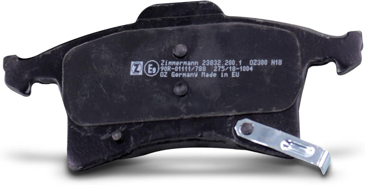 ZIMMERMANN 23832.200.1 Serie Bremsbelagsatz, Hinten, inklusive Platte dämpfend
