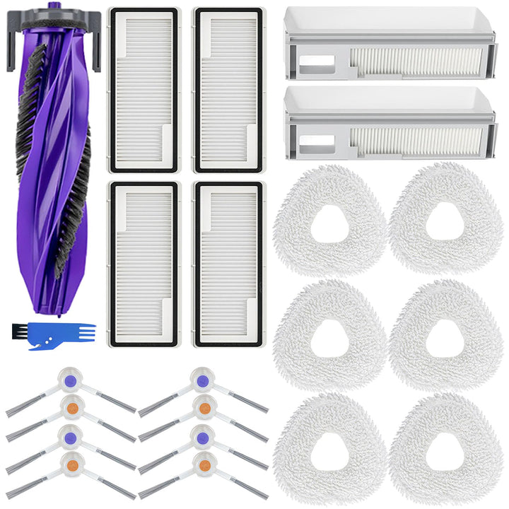 Zubehör für Narwal Freo X Ultra Staubsauger, 1 Hauptbürste, 2 Staubbeutel, 4 Filter, 6 Wischtücher,