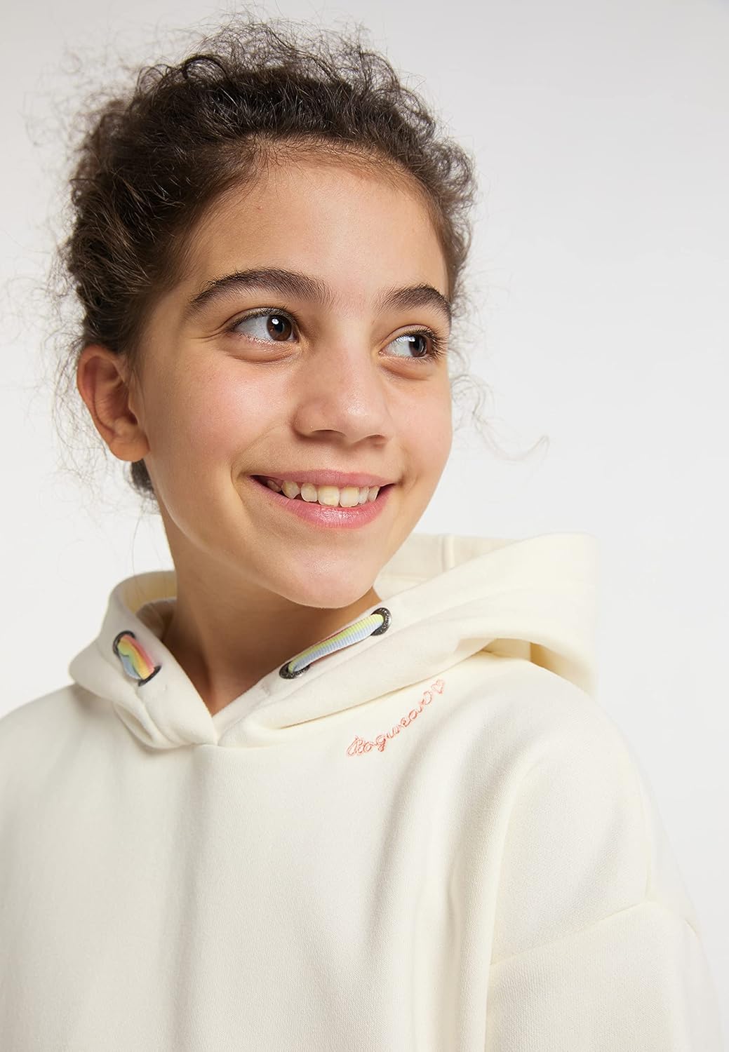 Ragwear ELINKA Mädchen Sweatshirt 122-128 Weiss, 122-128 Weiss