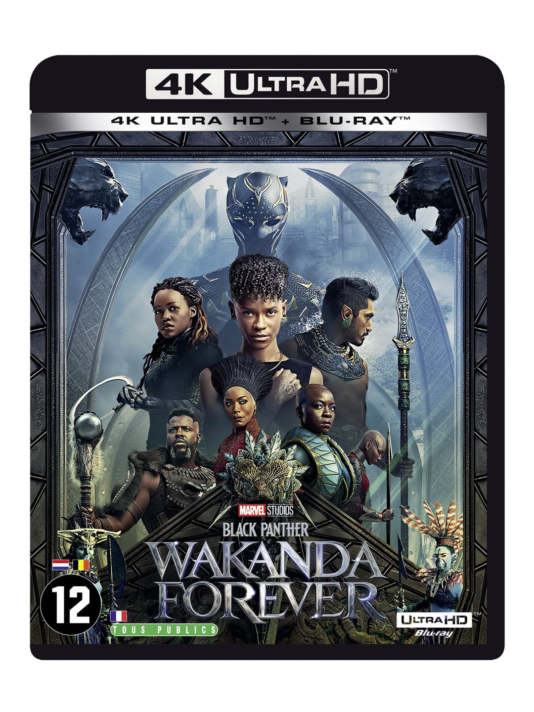 Black panther 2 : wakanda forever 4k ultra hd [Blu-ray] [FR Import], Blu-ray