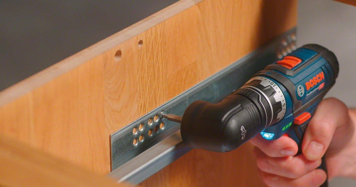Bosch Professional 12V System Akku Bohrschrauber (mit Bohrfutteraufsatz GFA 12-B, ohne Akkus und Lad