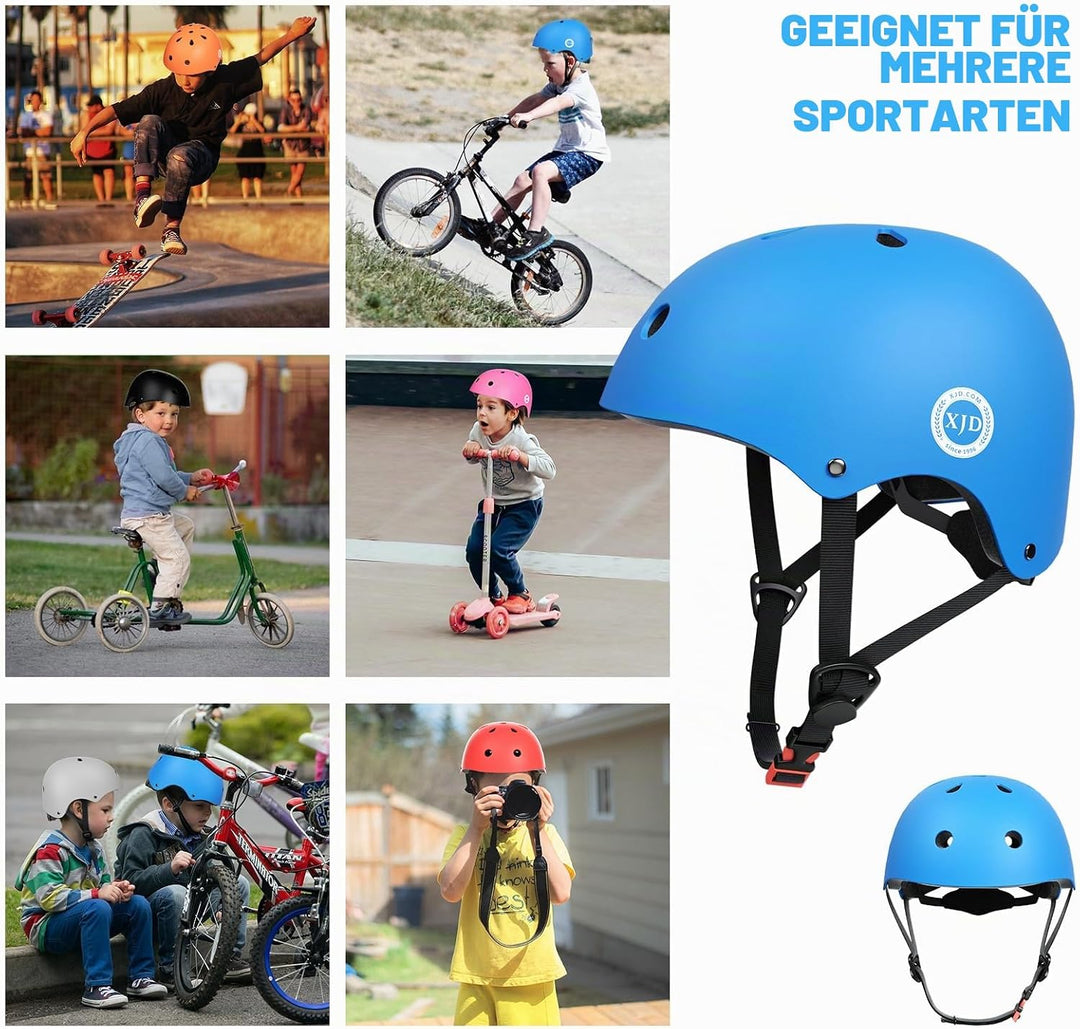 XJD Kinder Jugend Fahrradhelm Klassiker Kinderhelm CE-Zertifizierung für Multisport Fahrrad Klettern