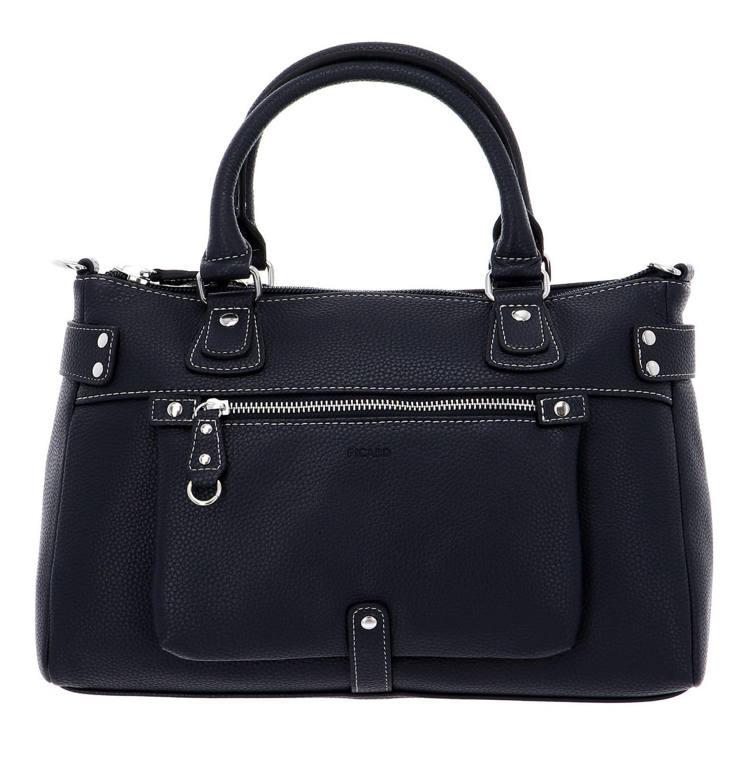 Picard Synthetik Shopper Loire Weiblich Alltag Breite 21 cm Höhe 0,5 cm Länge 34 cm Blau (Ozean), Bl