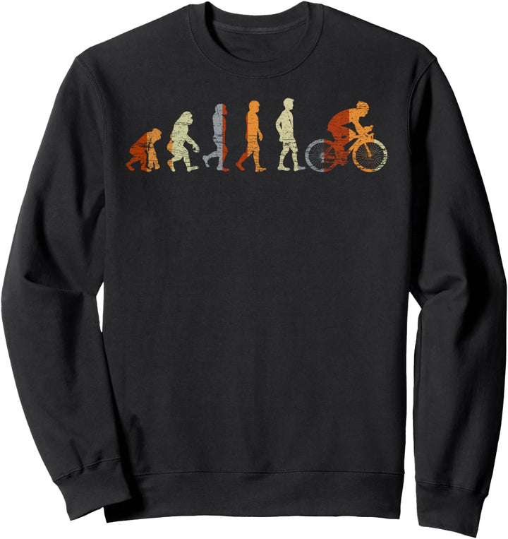 Bike Radler Sport Geschenk Rad Evolution Fahrrad Sweatshirt