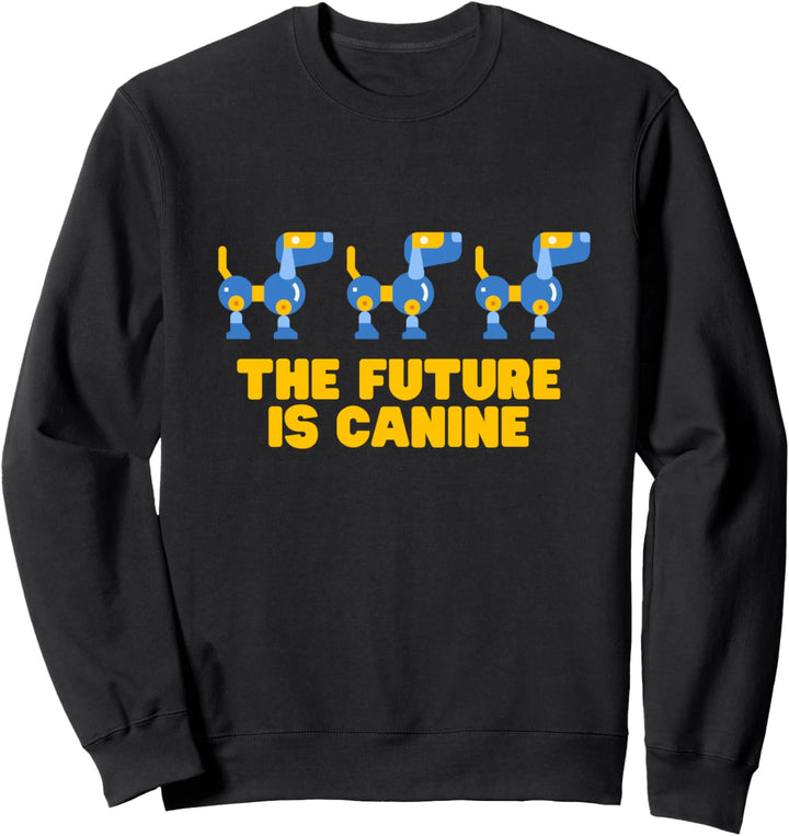 The Future Is Canine Hundeknoten Sweatshirt