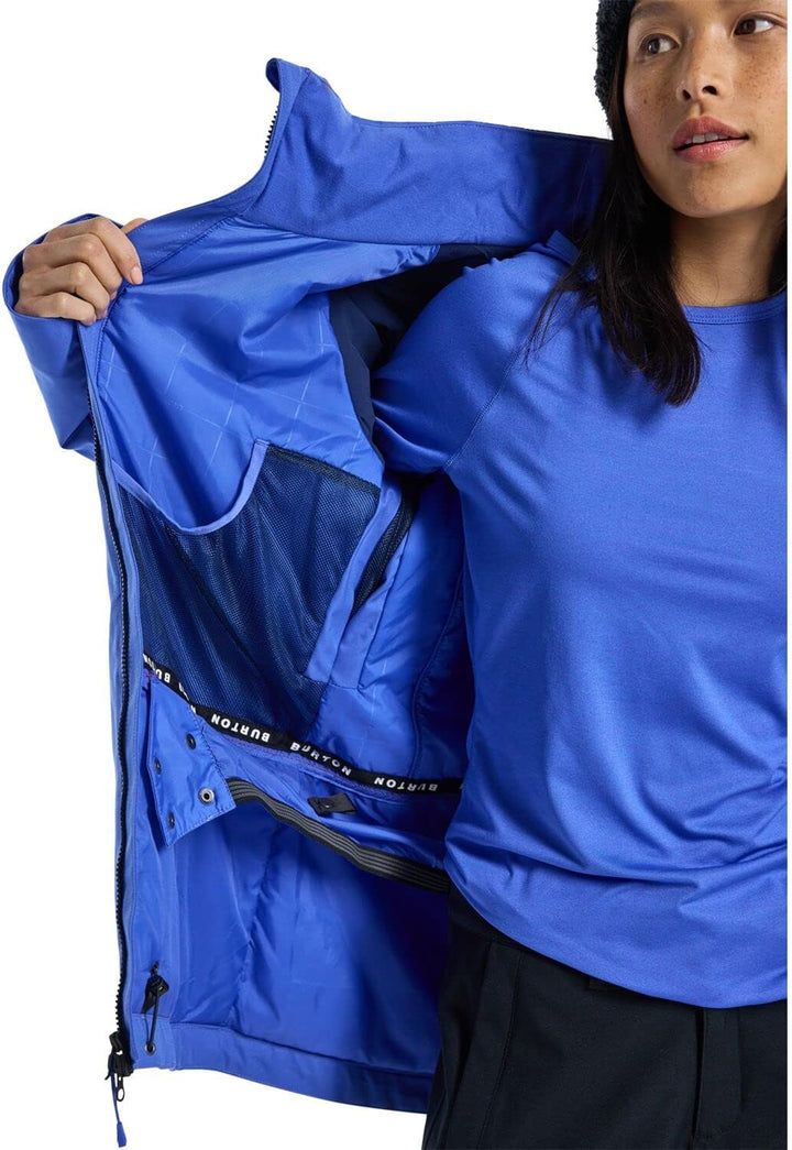 Burton Damen Lelah Snowboard JackegrünXS S Amparo Blue, S Amparo Blue