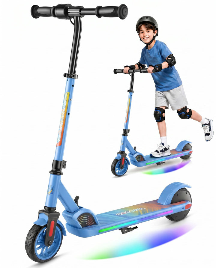 Caroma E Scooter Kinder von 8-12 Jahren, 180W Motor, 16 km/h, 60 min Fahrzeit, Einstellbare Geschwin
