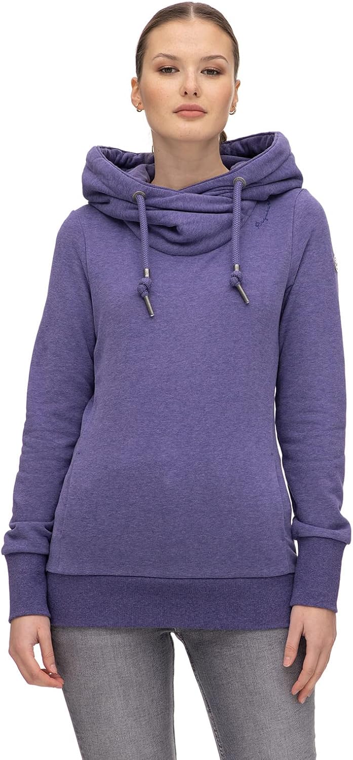 Ragwear GRIPY Bold Damen Frauen Kapuzenpulli,Kapuzenpullover,Hoodie,Pullover mit Kapuze S Night Blue