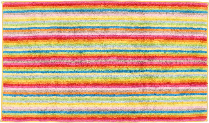 Cawö Home Badteppiche Life Style Streifen 7008 Multicolor - 25 70x120 cm, 70x120 cm