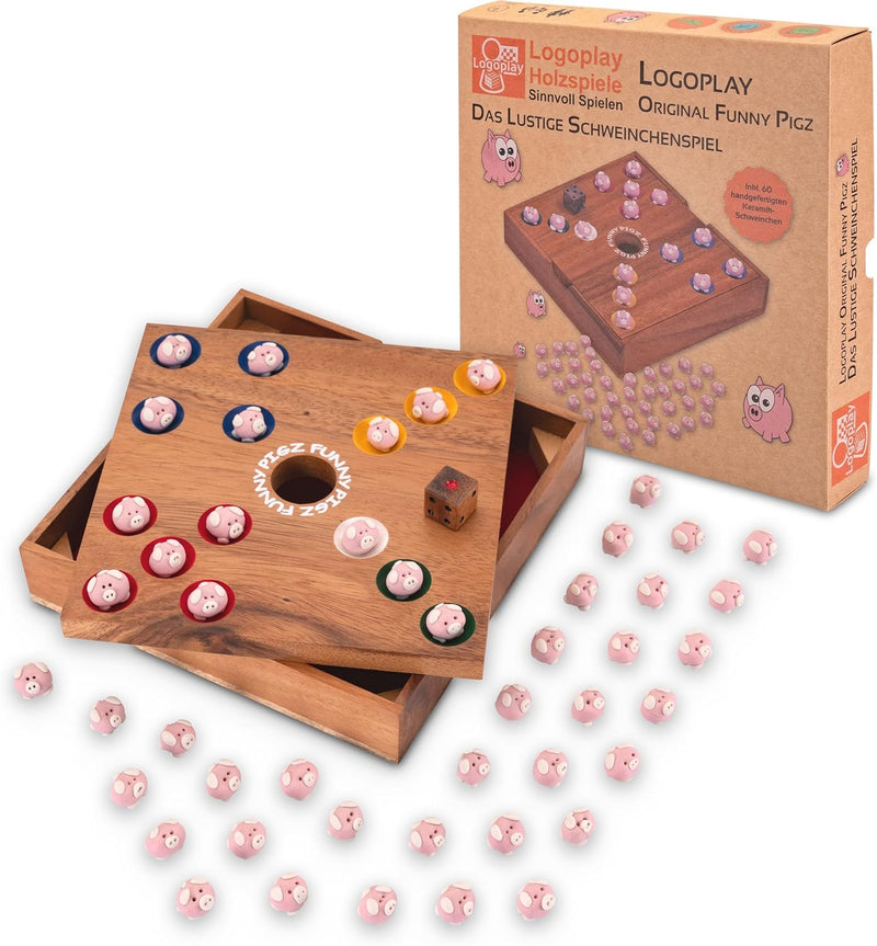 Pig Hole - Big Hole - Schweinchenspiel - Würfelspiel - Gesellschaftsspiel - Brettspiel aus