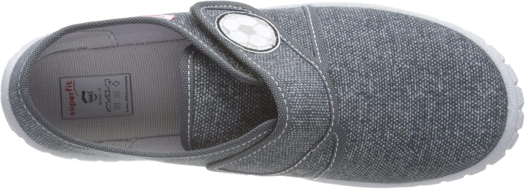 Superfit Jungen Bill Hausschuhe 34 EU Grau 2030, 34 EU Grau 2030