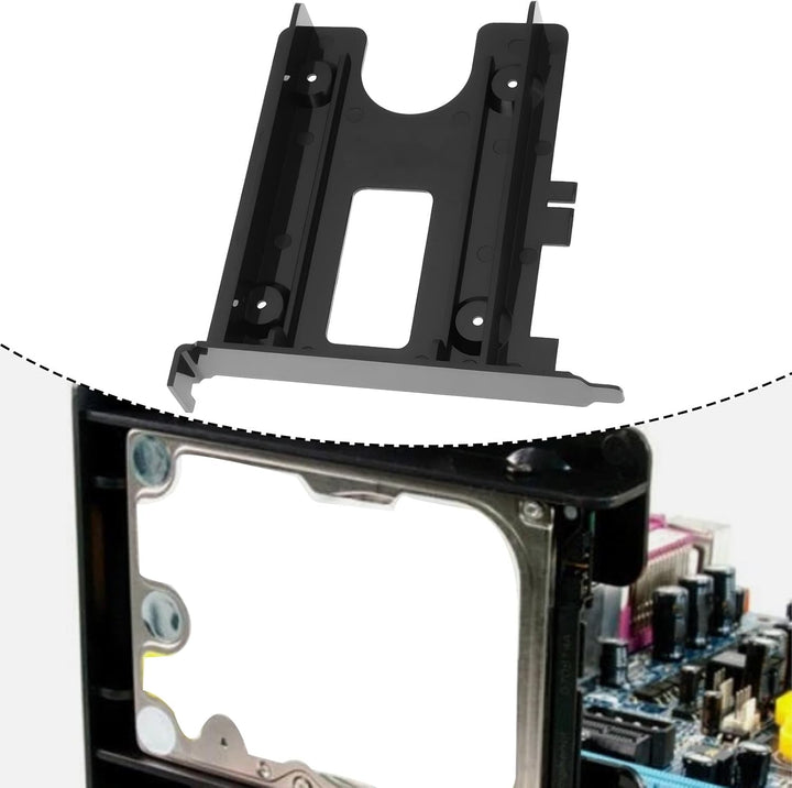 2 Stück PCI-Express-Steckplatz-Montagehalterungen für 2,5-Zoll-SSD-/HDD-Laufwerksadapter Zur Speiche