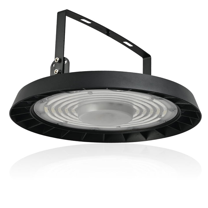 300W UFO LED Industrielampe Hallenstrahler, 6000K Kaltweiss Hallenbeleuchtung Abstrahlwinkel 120°, I
