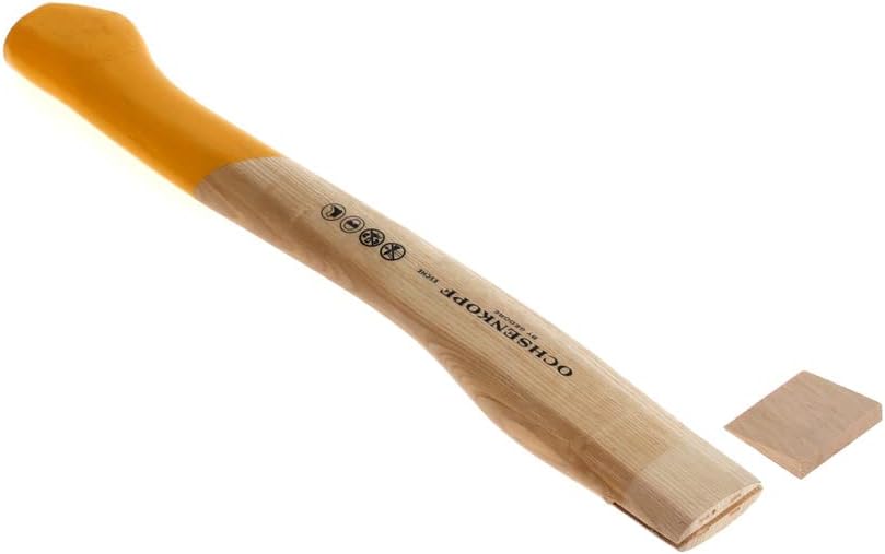 OCHSENKOPF Ersatzstiel für Forstbeil, Stiel aus Eschenholz, 410 mm, 240 g, Kuhfuss, Forstwerkzeug, O