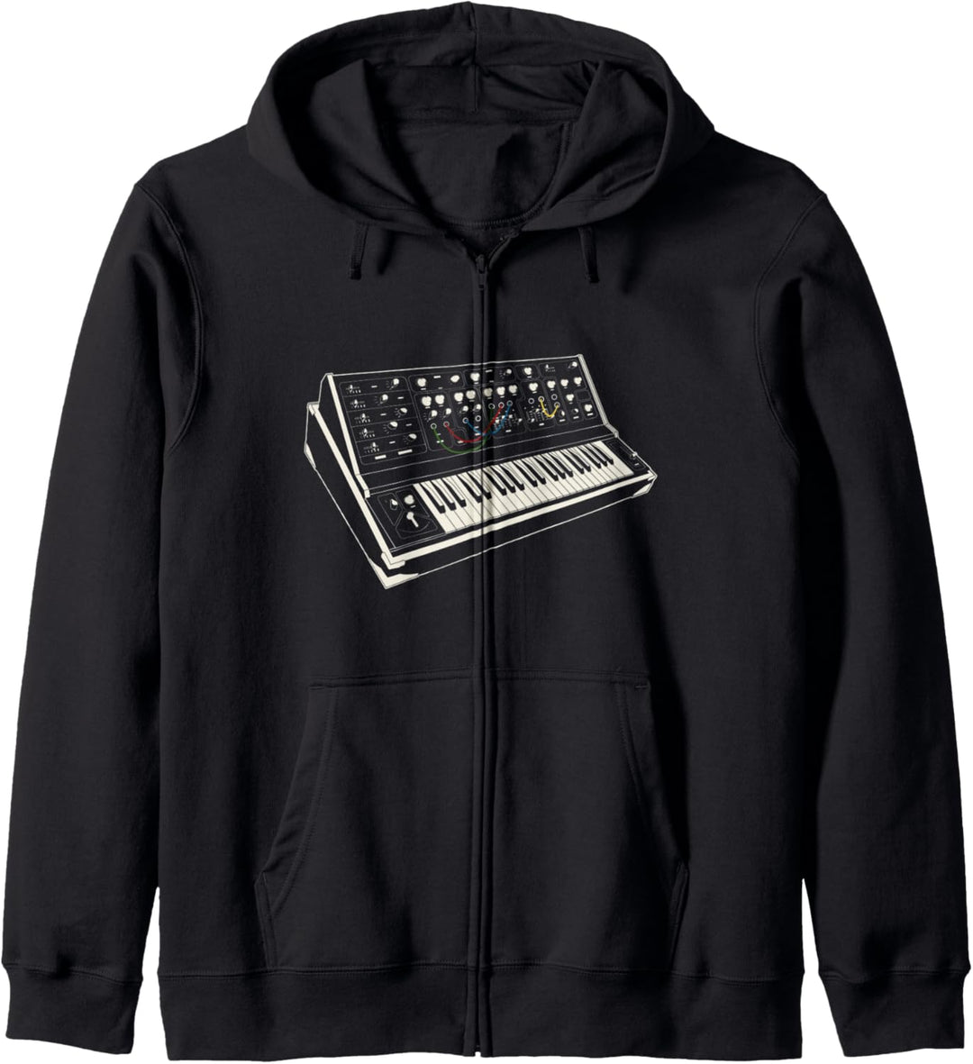 Modular Synthesizer Analog Techno Retro Elektronische Musik Kapuzenjacke